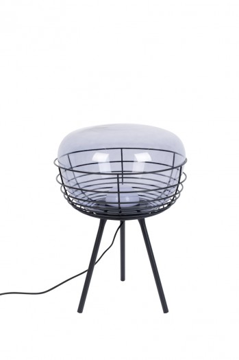 Smokey table lamp