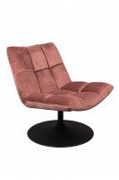 Zetels Bar Velvet lounge chair Dutchbone