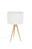 Verlichting Tripod Wood table lamp Zuiver