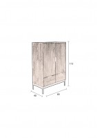 Kasten Saroo cabinet (2DR 2DO) Dutchbone