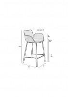 stoel Brit counter stool Zuiver
