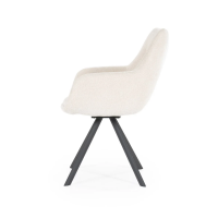 Stoelen Bliss with armrest - beige BY-BOO