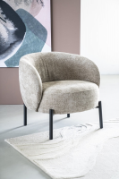 zetels Lounge chair Oasis - taupe BY-BOO